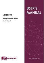 AXIOMTEK mBOX100 User Manual preview