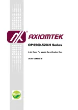 AXIOMTEK OPS500-520-H Series User Manual preview