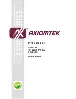 AXIOMTEK P1177S-871 User Manual preview
