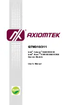 Предварительный просмотр 1 страницы AXIOMTEK Q7M310 User Manual