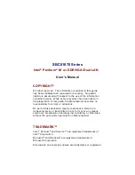 AXIOMTEK SBC81870 Series User Manual preview