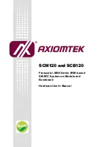 AXIOMTEK SCB120 Hardware User Manual предпросмотр