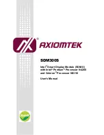 Preview for 1 page of AXIOMTEK SDM300S User Manual