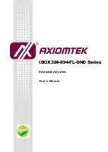 AXIOMTEK tBOX324-894-FL-GND Series User Manual preview