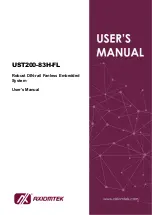 AXIOMTEK UST200-83H-FL User Manual preview