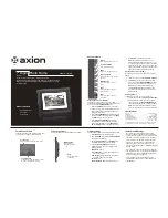 Axion AXN-9708 User Manual preview