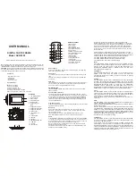 Preview for 1 page of Axion AXN-9905 User Manual