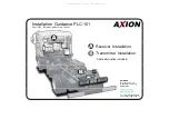 Предварительный просмотр 1 страницы Axion PLC-101 Installation Guidance