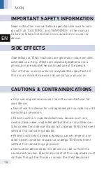 Preview for 19 page of Axion STIM-PRO Comfort Instruction Manual