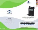 Preview for 1 page of Axion STIM-PRO X700 Instruction Manual