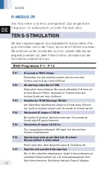 Preview for 11 page of Axion STIM-PRO X700 Instruction Manual