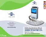 Axion STIM-PRO X9 Plus Instruction Manual preview