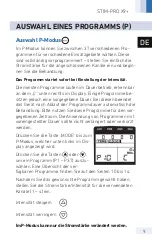 Preview for 10 page of Axion STIM-PRO X9 Plus Instruction Manual