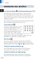 Preview for 19 page of Axion STIM-PRO X9 Plus Instruction Manual