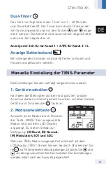 Preview for 20 page of Axion STIM-PRO X9 Plus Instruction Manual