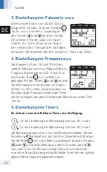 Preview for 21 page of Axion STIM-PRO X9 Plus Instruction Manual