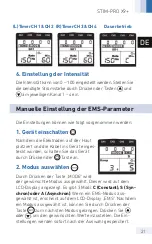 Preview for 22 page of Axion STIM-PRO X9 Plus Instruction Manual