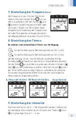 Preview for 24 page of Axion STIM-PRO X9 Plus Instruction Manual