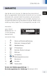 Preview for 34 page of Axion STIM-PRO X9 Plus Instruction Manual