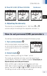 Preview for 54 page of Axion STIM-PRO X9 Plus Instruction Manual