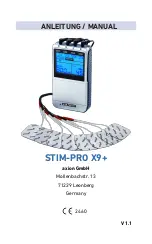 Preview for 1 page of Axion STIM-PRO X9+ Manual