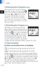 Preview for 16 page of Axion STIM-PRO X9+ Manual