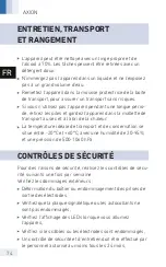 Preview for 76 page of Axion STIM-PRO X9+ Manual