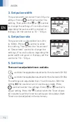 Preview for 14 page of Axion STIM-PRO X9a Instruction Manual