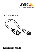 Axis 01793-001 Installation Manual preview