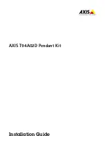 Предварительный просмотр 1 страницы Axis 02076-001 Installation Manual