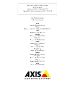 Preview for 6 page of Axis 200+ Quick Installation Manual