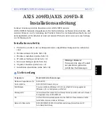 Предварительный просмотр 29 страницы Axis 209FD/FD-R Installation Manual