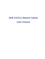 Axis 210/211 User Manual предпросмотр