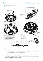 Предварительный просмотр 4 страницы Axis 225FD Installation Manual