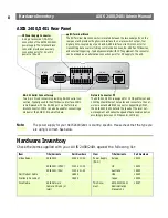 Preview for 8 page of Axis 2400/01 Administration Manual