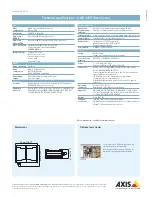 Предварительный просмотр 2 страницы Axis 247S Datasheet