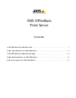 Axis 25627R1 Installation Manual предпросмотр