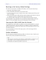 Предварительный просмотр 14 страницы Axis 27505R1 Installation Manual