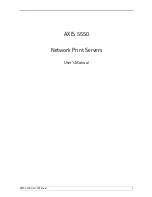 Preview for 1 page of Axis 27979R1 User Manual