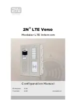 Axis 2N LTE Verso Configuration Manual preview