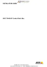 Предварительный просмотр 1 страницы Axis 5505-181 Installation Manual