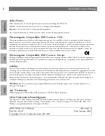 Preview for 2 page of Axis 5600+ User Manual