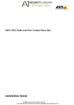 Axis 5901-421 Installation Manual preview