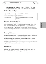 Preview for 13 page of Axis 8122 DC 30W Midspan Installation Manual