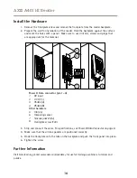 Предварительный просмотр 10 страницы Axis A4011-E Installation Manual