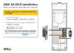 Preview for 2 page of Axis A8105-E Installation Manual