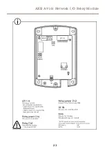 Preview for 23 page of Axis A9161 Installation Manual