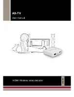 Предварительный просмотр 1 страницы Axis AX-TV User Manual