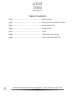 Preview for 2 page of Axis AX01-TABMOUNT Overviews & Installation Instructions