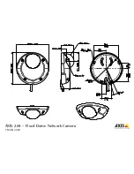 Предварительный просмотр 1 страницы Axis AXIS 209 Product Dimensions